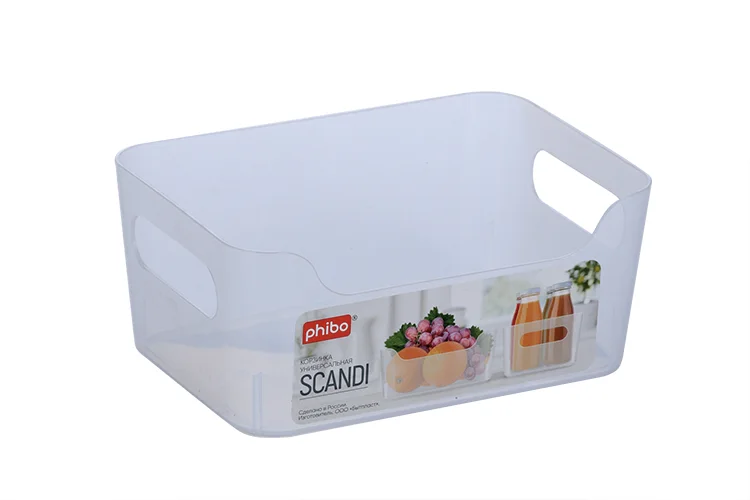 Корзина для хранения econova Scandi 1,2 л 17?12?7,5 см цвет прозрачный
