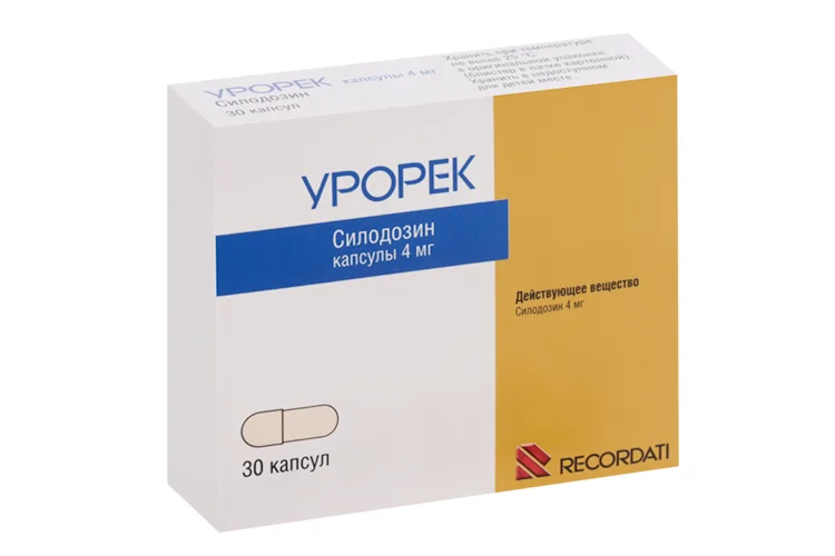 Урорек капсулы 4 мг 30 шт