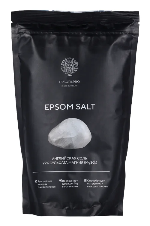 Соль Salt of the Earth Epsom salt для ванн английская с магнием 1 кг