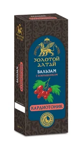 Бальзам Золотой Алтай без алког Кардиотоник с боярышником 250 мл