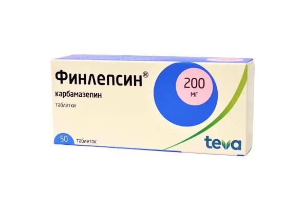 Финлепсин таблетки 200 мг 50 шт