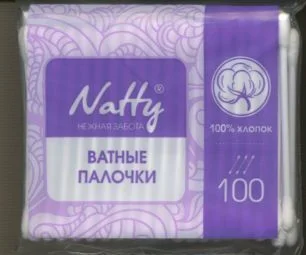Ватные палочки гиг Нэтти 100 шт