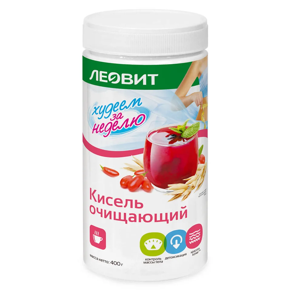 Леовит Кисель Очищающий банка 400 гр