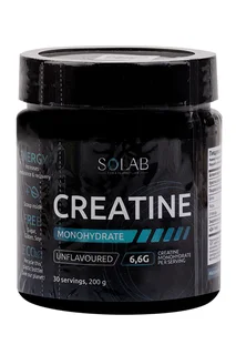 Креатин моногидрат Solab нейтральный, 200 г, (30 порций)