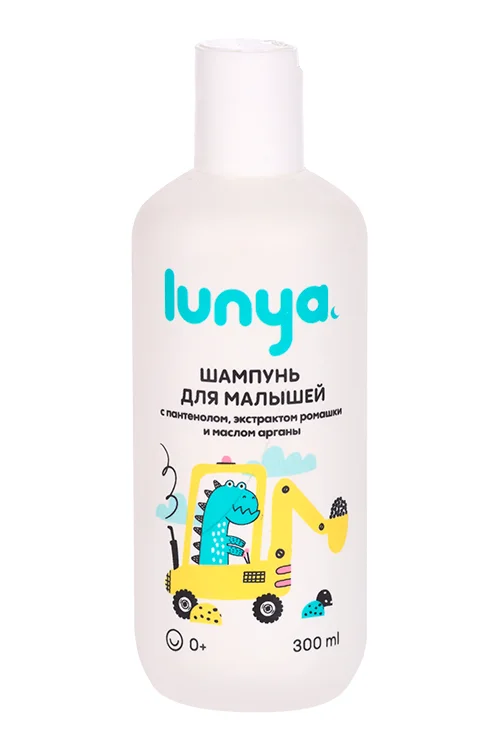 Шампунь Луня для счастливых малышей пантенол / экстракт ромашки / масло арганы 300 мл
