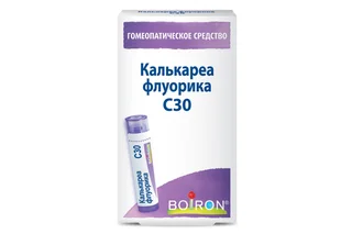 Гомеопатические монокомпонентные препараты мин-хим происх 4 гр гранулы гомеопатические C30 Калькареа флуорика