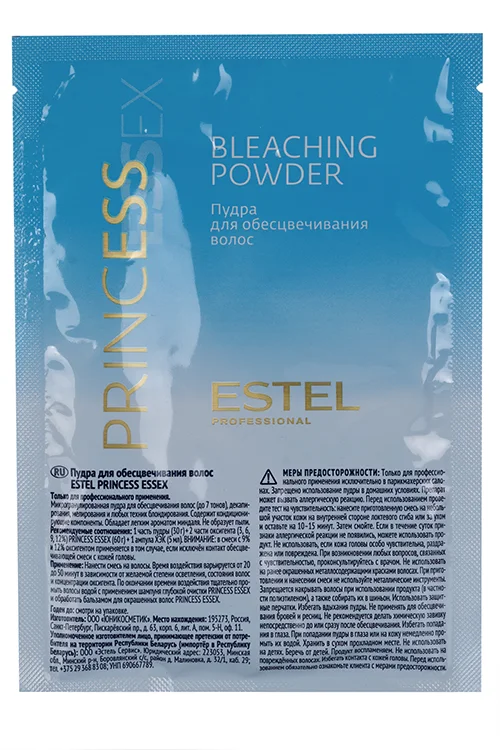 Пудра Estel Professional Princess Essex для волос обесцвечивающая 30 мл