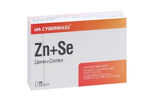 Цинк Селен Zn+Se, 60 шт, капсулы (4626016623536)