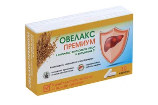 Овелакс Премиум компл экстракта овса и витамина С 30 шт капсулы