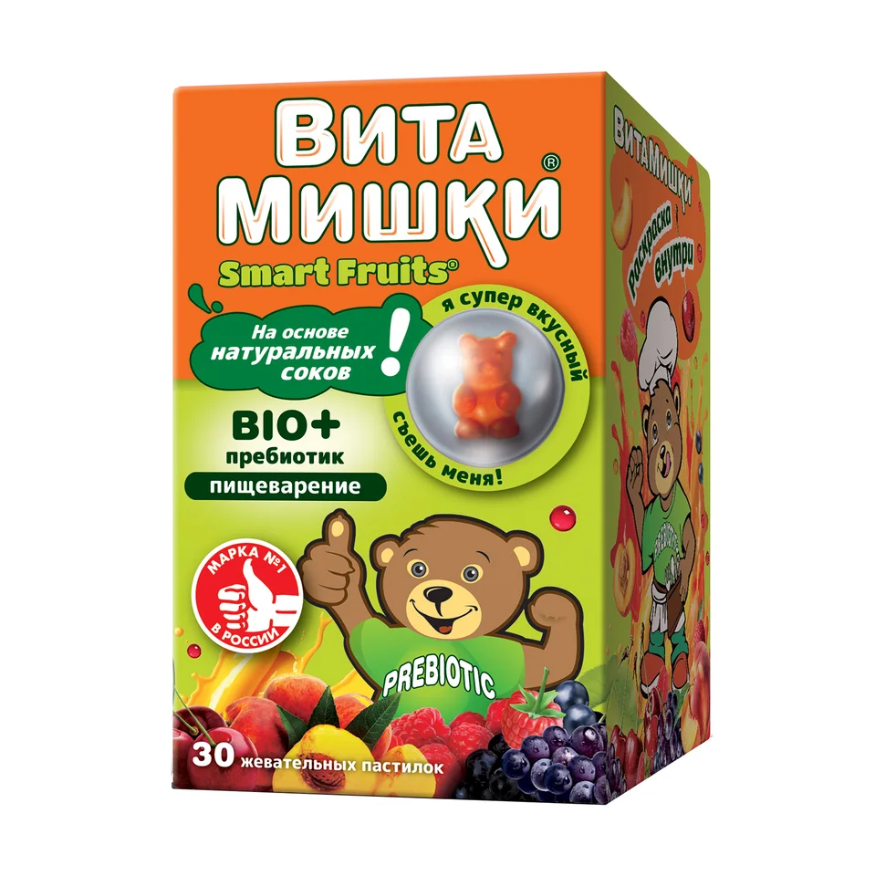 Витамишки Био+ Пастилки Жевательные 30 шт