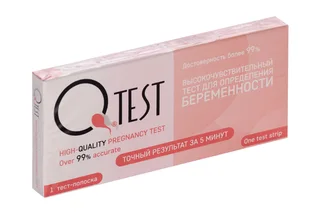 Тест для опред беременности Qtest