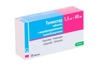 Телинстар 1,5 мг+40 мг 30 шт таблетки с модифицированным высвобождением