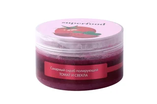 Скраб Liv Delano Superfood сахарный полирующий томат / свекла 240 гр