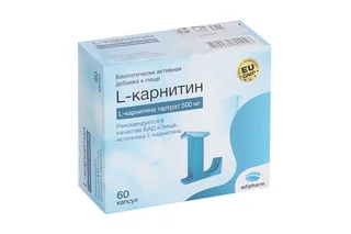 L-карнитин 560 мг 60 шт капсулы