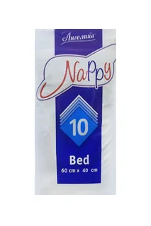 Простыни Ангелина Nappy гигиенические эконом 60×40 см, 10 шт