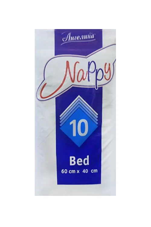 Простыни Ангелина Nappy гигиенические эконом 60×40 см, 10 шт