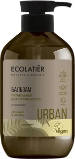Бальзам Питательный для сухих волос авокадо & мальва 400 мл Ecolatier