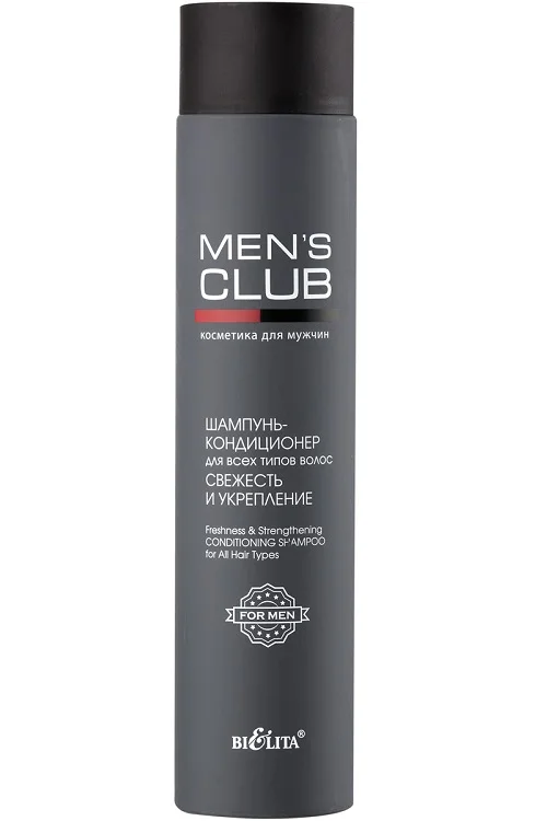 Mens Club Шампунь-кондиционер для всех типов волос Свежесть и укрепление 300 мл