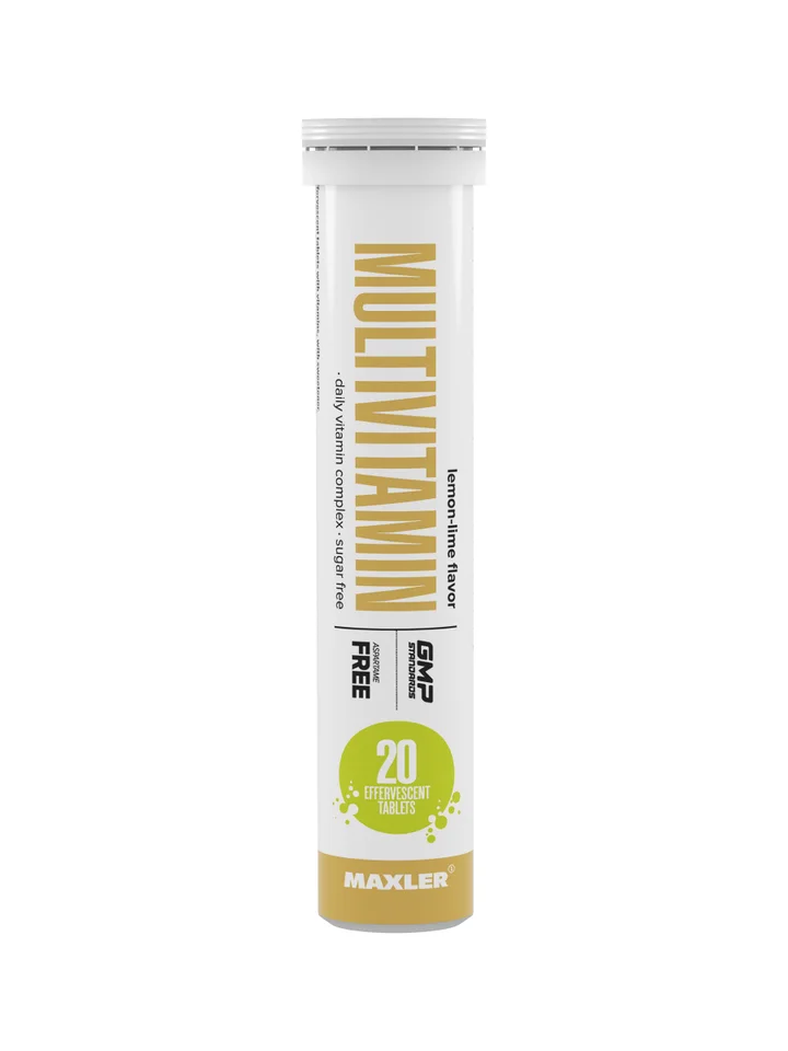Мультивитамины Maxler Multivitamin комплекс витаминов 20 шипучих шт - Лимон-лайм