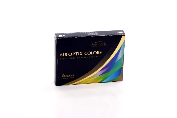 Линзы Alcon Air Optix Colors контакт цвет ежемес (диоптрия -0,00) 2 шт Зеленый
