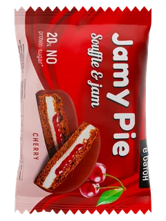 Изделие кондитерское Печенье Jamy Pie Souffle and Jam 60 гр вкус Вишня Ёбатон