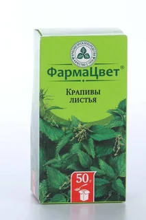 Крапивы лист ФармаЦвет 50 гр сырье растительное измельченное