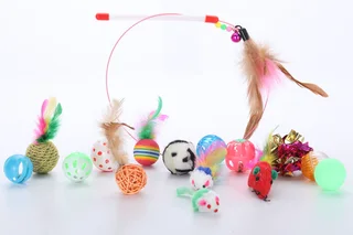 Набор игрушек Чистый котик SET-4 для кошек 16 шт