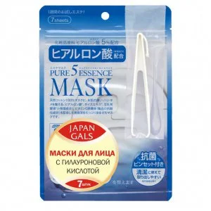 Маска с гиалуроновой кислотой Pure5 Essence 7 шт Japan Gals
