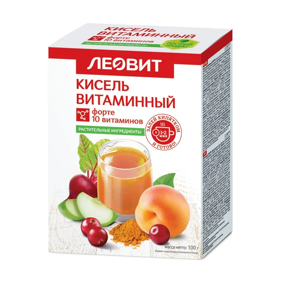 Леовит кисель витаминный форте пак. 20г 5 шт