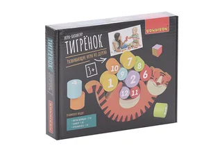 Игра-балансир Bondibon развивающая из дерева Тигренок