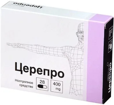 Церепро капсулы 400 мг 28 шт