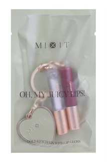 Набор Mixit золотой брелок с блеском для губ