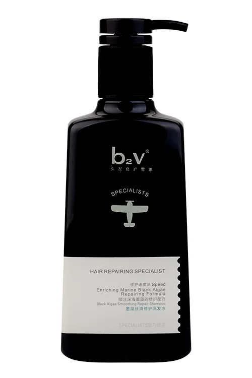 Шампунь B2V Black Algae Shampoo Silky & Repair восстанав для волос, 520 мл