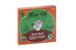 Напиток чайный Иван-чай Карельский прессованный с морошкой 70 гр