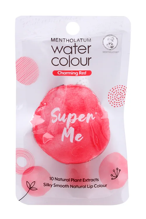 Бальзам Mentholatum Water Colour для губ с красным оттенком 3 гр (МЕ90534006)