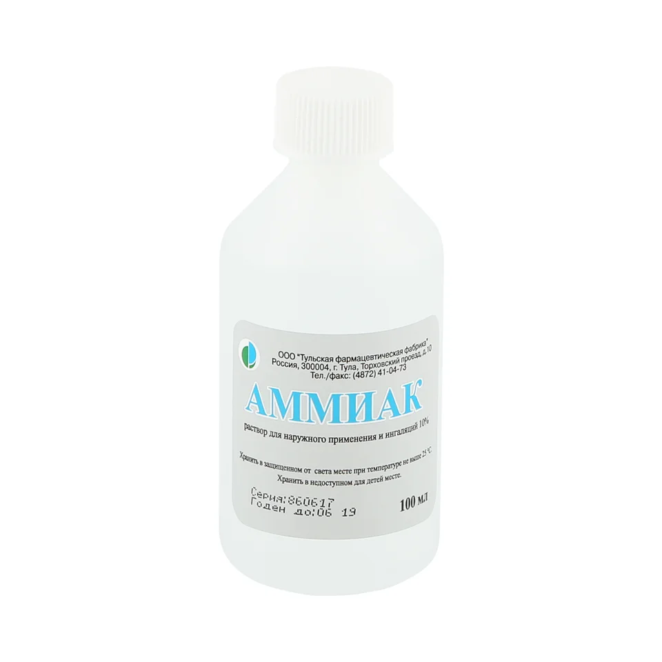 Аммиак раствор 10 % 100 мл