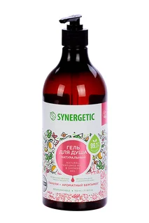 Гель для душа Synergetic натуральный пачули и ароматный бергамот 750 мл