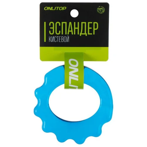 Эспандер Onlitop кистевой резина в сетке 9 см нагрузка до 3 кг цвета Микс