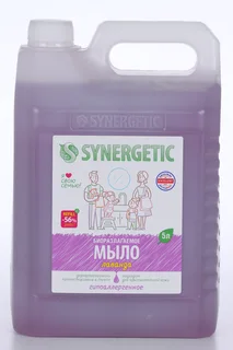 Мыло жидкое Synergetic для рук и тела лаванда 5 л