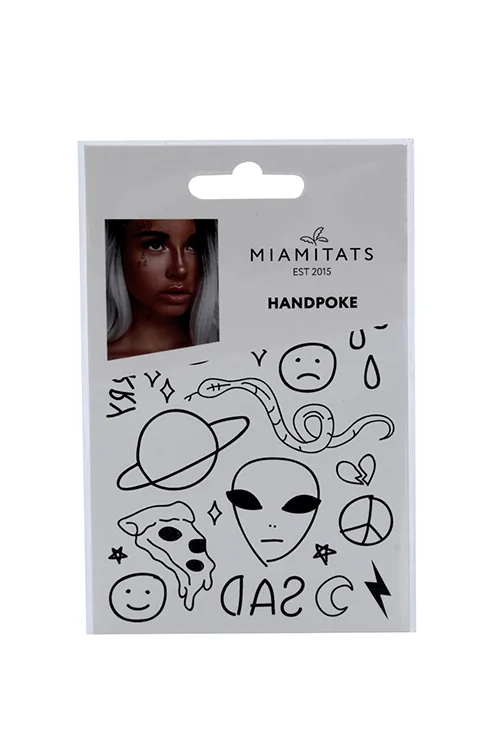 Мини-тату Miami Tattoos Handpoke переводные символы