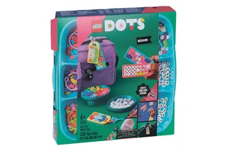 Конструктор Lego DOTs браслет и бирка для сумки неоновый тигр