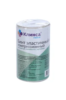 Бинт Клинса ВР эластичный 8 см × 1,5 м застежка