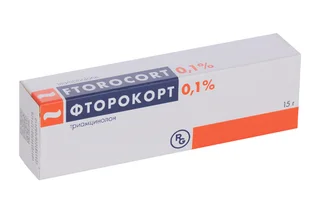 Фторокорт 0,1% 15 гр мазь