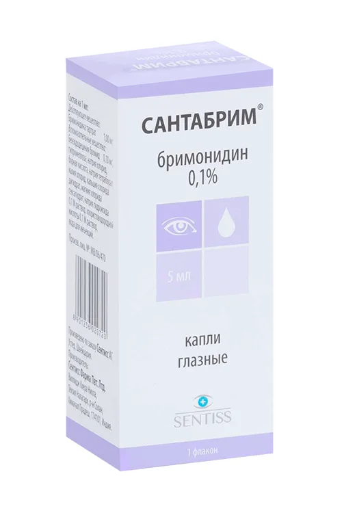 Сантабрим капли 0.1 % 5 мл