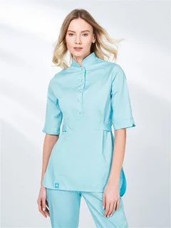 Рубашка медицинская Medcostume женская MC6086 мятная р 46