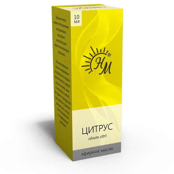Масло эфирное цитрус Натуральные масла 10 мл