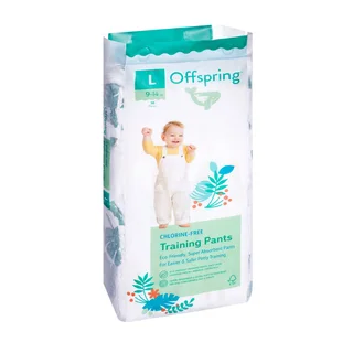 Трусики-подгузники Offspring L (9-14 кг) 36 шт Тропики