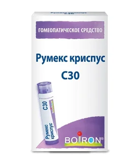 Гомеопатические монокомпонент препараты растительн происхожд 4 гр гранулы гомеопатические C30 Румекс криспус