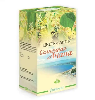 Фиточай Солнечная Анапа цветки липы, 1,5 г, 20 шт