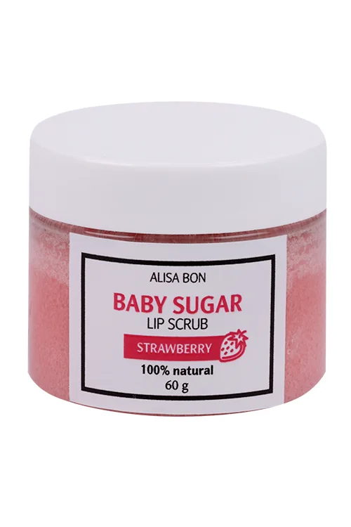 Скраб Alisa Bon Baby Sugar Клубника для губ сахарный 60 гр